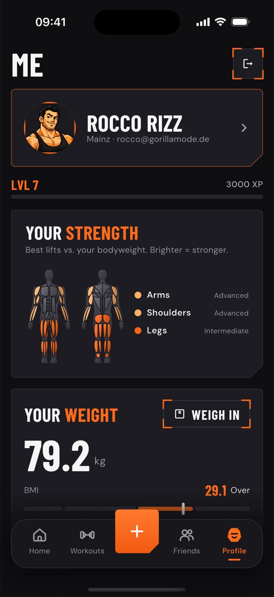 See yourself level up