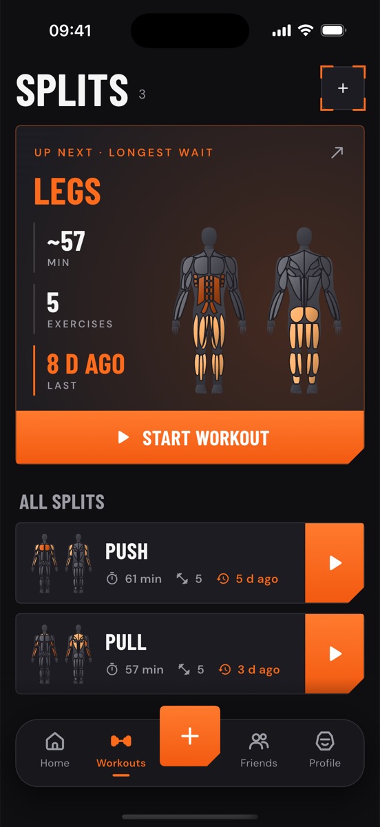 Splits that know what's next